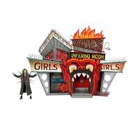 Beetlejuice (1988) Diorama Trenchcoat with Spikes Inferno Room Deluxe Set