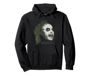 Beetlejuice Betelgeuse Large Face Felpa con Cappuccio