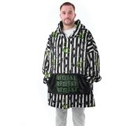 Beetlejuice Coperta con Cappuccio A Strisce Uomo (NS8669)