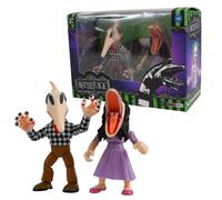 Beetlejuice Coppia Scary Adam e Barbara Set Azione Vinyl 3 Pollici