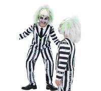 Beetlejuice Costume Ragazzi Halloween Autorizzato Vestito Bambini