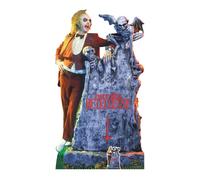 Beetlejuice Lapide Grande E Gratuito Mini Cartonato Standee 182M X 101Cm