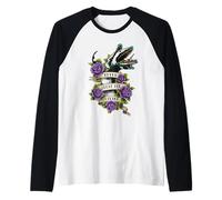 Beetlejuice Never Trust The Living Tattoo Sandworm Maglia con Maniche Raglan