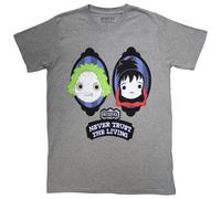 Beetlejuice Never Trust The Living ufficiale Uomo maglietta unisex