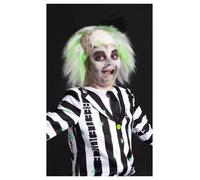 Beetlejuice Parrucca Bambini Halloween Costume Scienziato Pazzo Libro Giorno