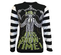 Beetlejuice Showtime Unisex Christmas Jumper S Black