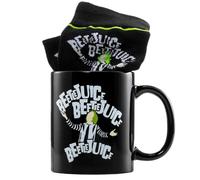 Beetlejuice Tazza & Calzino Set, Compleanno, Natale Regalo Ufficiale Merchandise
