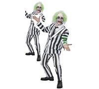 Beetlejuice Uomo Costume Autorizzato Costume da Halloween Adulti Suit