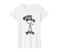 Beetlejuice x3 Maglietta, Donna, Bianco, L