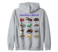 Beetles of The World Carino Insetti Kawaii Felpa con Cappuccio