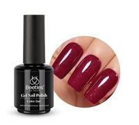 Beetles Smalto per unghie in gel fai da te - 1 pz. 15 ml rosso scuro, bordeaux lampada UV LED colore pieno manicure design artistico a casa collezione Regina di Cuori regalo per donne e ragazze