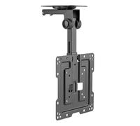 Beetronic Staffa di montaggio a soffitto per TV da 19 a 43 pollici, pieghevole e inclinata