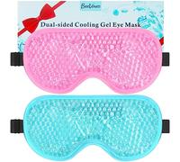 BeeVines Maschera Gel per Occhi, 2 Confezioni Maschera Ghiaccio Occhi a Caldo e a Freddo, Maschere per Uomini e Donne, Freddo Riutilizzabile Per Blefarite, Occhi gonfi