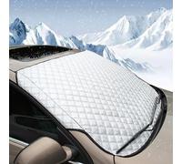 Beeway® - Copertura per parabrezza auto, robusta e ad alto spessore - Antineve, antigelo, resistente ai raggi UV e alla polvere, impermeabile - Perfetta per auto, SUV, per tutto l'anno, estate/inverno