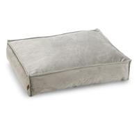 Beeztees Designed by Lotte Nalino, cuscino per cani, velluto, grigio, 70 x 55 x 15 cm