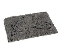 Beeztees DGS Dirty Cat - Tappetino per gatti, lunghezza 60 cm, larghezza 40 cm, colore: Grigio
