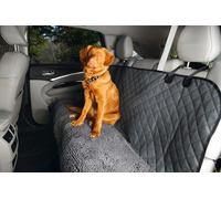Beeztees Dirty Dog - Coperta per auto con cane, sedile posteriore, 136 x 148 cm, colore: Grigio