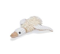 Beeztees Eco Anatra Jago, giocattolo per cani, in pile, 100% riciclato, beige