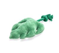 Beeztees Foglia della giungla, giocattolo per cani, peluche, verde, 33 x 15 x 6 cm