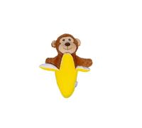 Beeztees Giungla Biba giocattolo per cani, peluche, giallo, 31 x 26 x 11 cm