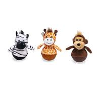 Beeztees Giungla Wobblers, giocattolo per gatti, peluche, colorato