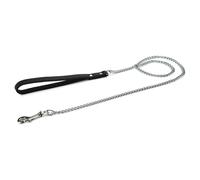 Beeztees Guinzaglio Nero Per Cani - Robusta Maniglia In Pelle, 1,2M