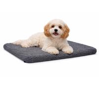 Beeztees Ito - Cuscino ortopedico per gabbia, grigio scuro, 62 x 44 x 4 cm