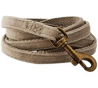 Beeztees K&Bz Guinzaglio per Cani, in Velluto, Grigio, 120 x 10 mm, 2000 g