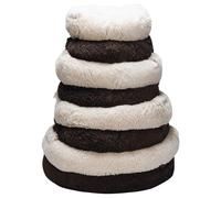 Beeztees Lettino per Gatti Yala Peluche Beige - Nido di Coccole Gatti,Lavabile