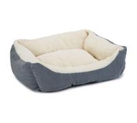 Beeztees Letto Per Gatti Mogina In Peluche 45x37x18 Cm Blu Antiscivolo Lavabile