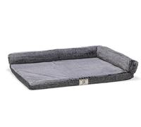 Beeztees Nano Chill Kuzzi, cuscino ortopedico a gabbia, grigio, 78 x 54 x 5 cm