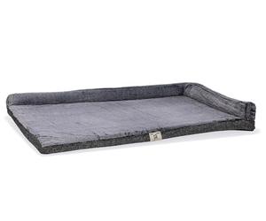 Beeztees Nano Chill Kuzzi, cuscino ortopedico per gabbia, grigio, 121 x 74 x 5 cm