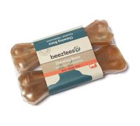 Beeztees Ossi da Masticare pelle di Mucca 14 CM / 6x2 Pz Nuovo
