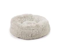Beeztees Yali, Cuccia per cani, Plusch, grigio chiaro, diametro 70 cm
