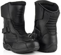 Befast | ARCADE WP Stivali moto touring Uomo Donna, Stivali moto con membrana impermeabile e suola ad elevato grip, Protezione malleolo e puntale, Colore Nero, Size 41