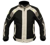 Befast | IRIS Giacca moto estiva Uomo Donna, Ventilazione ottimale e Protezioni CE per un Comfort Assicurato, Colore Nero Grigio, Size XL