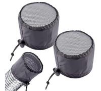 Befeixue Copertura filtro per condotti di ventilazione, filtro a canale antipolvere - 2 pezzi copertura di ventilazione per tende da growzing contro polvere e mosche per cucina bagno serra lavanderia