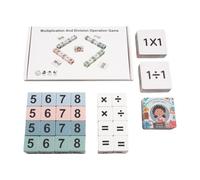 Befeixue Cubi Matematici Per Contare,Giocattolo Educativo in Legno - Giocattoli Educativi Per Moltiplicazione E Divisione - Per Bambini Studenti Elementari Insegnanti Educazione Speciale