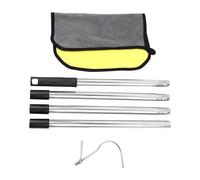 Befeixue Ganci per Skimmer Piscina - Design Ergonomico per Pulizia Piscina - Attrezzo con Cestello Rimovibile per Riciclaggio da Giardino Casa Esterno
