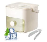 Befeixue Lo stampo per cubetti di ghiaccio con contenitore | facile rimozione della macchina per cubetti di ghiaccio, accessorio da cucina per la preparazione di bevande ghiacciate come vino, cocktail