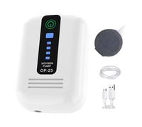 Befeixue Pompa ad Aria per Acquario,Compressore d'Aria Portatile | Pompa Portatile USB Con Di Ossigenazione Per Acquario Idroponico Silenzioso Esterno