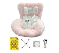 Befeixue Seggiolino Auto per Bambole,Seggiolino per Bambole Reborn da Automobile - Culla Peluche Carina 17 cm per Negozi Viaggi Asilo, Collezione Ragazze Decorazione Veicolo Bambini