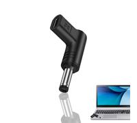 Befeixue Tipo C USB C a DC,9 V 90 gradi USB femmina a DC maschio - Adattatore da tipo C a 5,5 x 2,5 mm/5,2 x 2,1 mm/4,8 x 1,7/4 x 1,7/3,5 x 1,35/3 x 1,1