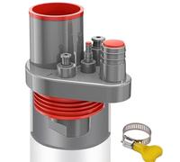 Befeixue Tubo di scarico - Kit di montaggio per impianti idraulici, adattatore per canale per fossa settica, vasca da bagno, cantina commerciale, scarico a pavimento