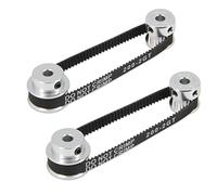 Befenybay, 2 Kit con ruota sincrona GT2 in alluminio con puleggia dentata da 20 e 30 denti con foro di 5 mm, 2 pezzi, cinghia lunga 200 mm e larga 6 mm (20-30T-5B-6)
