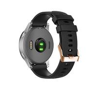 BEFIA Cinturino in silicone con fibbia in oro rosa da 18 mm per orologio Garmin Vivoactive 3S 4S Venu 2S cinturino da polso cinturino da polso (colore: B, dimensioni: per Forerunner 245 645)