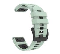 BEFIA Cinturino Quickfit da 22 mm per Garmin Fenix 8 47 mm 7 pro zaffiro solare 6 5 Epix Gen 2 47 Forerunner 970 965 955 945 Instinct 2 cinturino sportivo in morbido silicone di ricambio verde nebbia