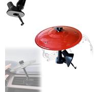 Befoore Bocchetta di ventilazione for piatti for auto, mini piatti antiurto for auto, aggiungi divertimento alla tua guida con il tamburo for auto | Un regalo fantastico for batteristi e amanti(Red)