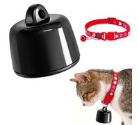 Befoore Dispositivo di localizzazione for cani - Localizzatore for gatti di piccola taglia, Smart Tag | Localizzatore GPS wireless portatile, localizzatore di animali domestici(Red,Black)