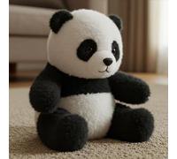 Befoore Guarigione emotiva su richiesta, peluche panda realistico, peluche ultra morbido che imita i movimenti naturali di un vero panda, allevia lo stress e offre un comfort scientificamente provato
